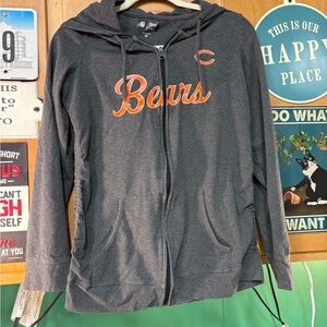 NFL Bears Gray and Orange Hoodie
